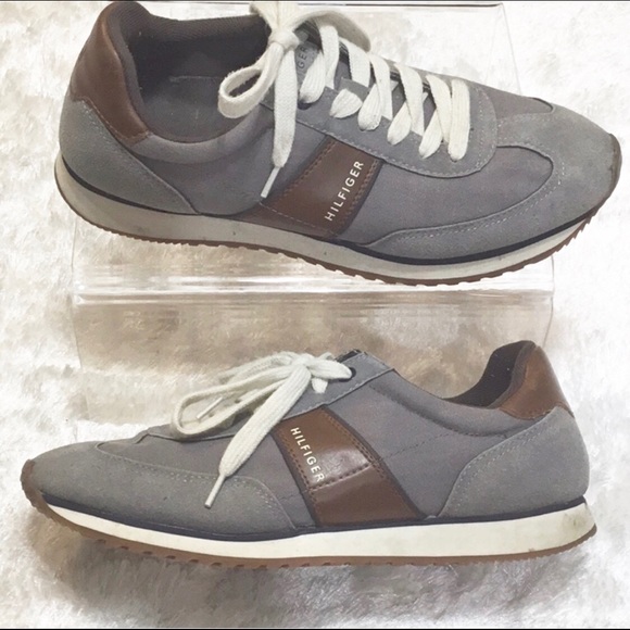 tommy hilfiger trainers grey